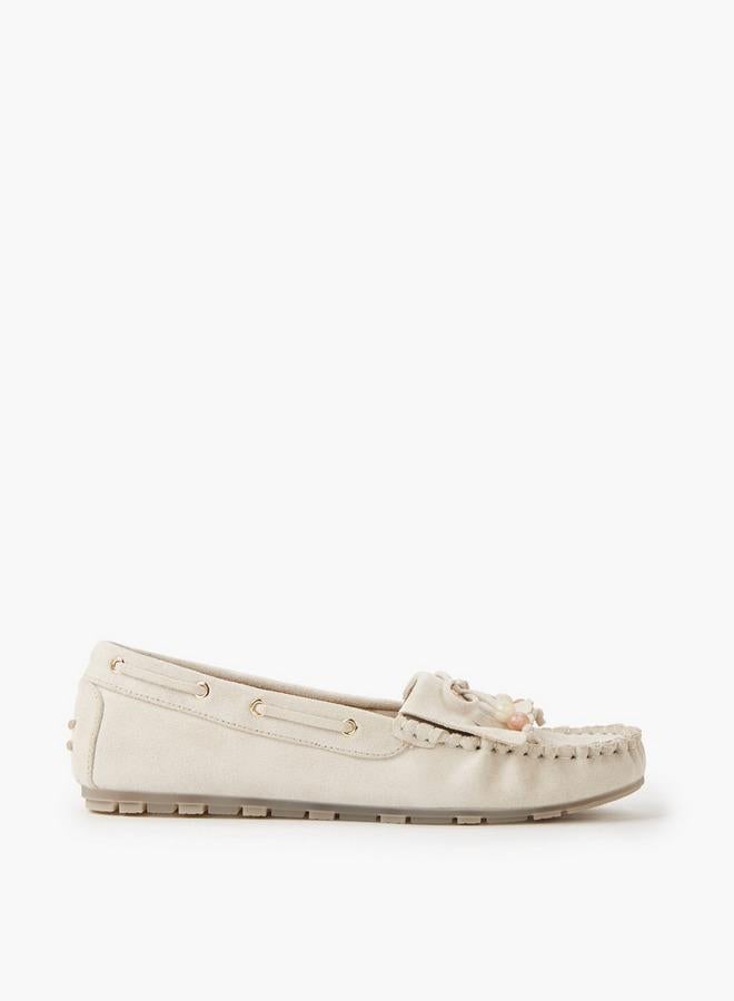 Le Confort Women Textured Moccasins - Image 3