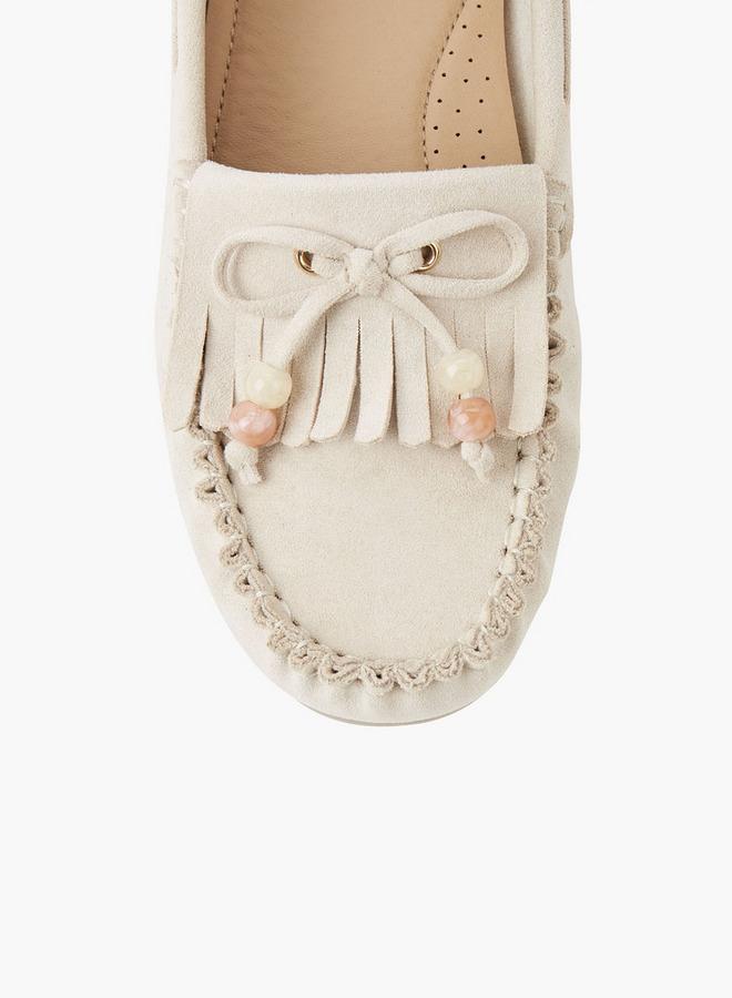 Le Confort Women Textured Moccasins - Image 5