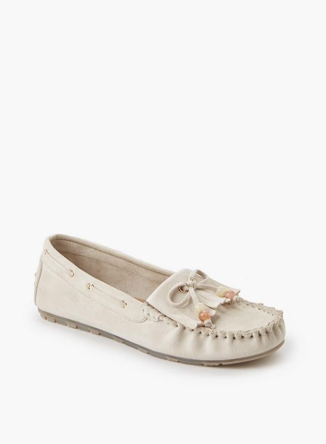Le Confort Women Textured Moccasins - Image 2