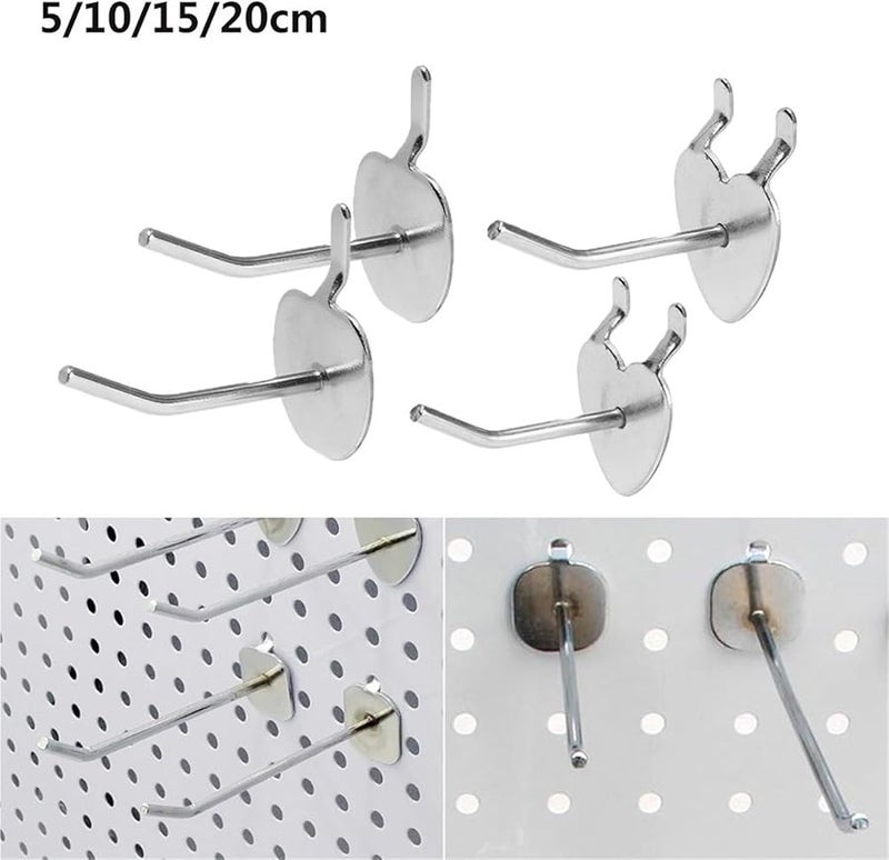 Pegboard Hooks 50 Pcs A 20cm for Perforated Board Display Storage Racks - Image 5