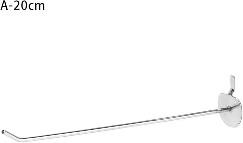 Pegboard Hooks 50 Pcs A 20cm for Perforated Board Display Storage Racks - Image 3