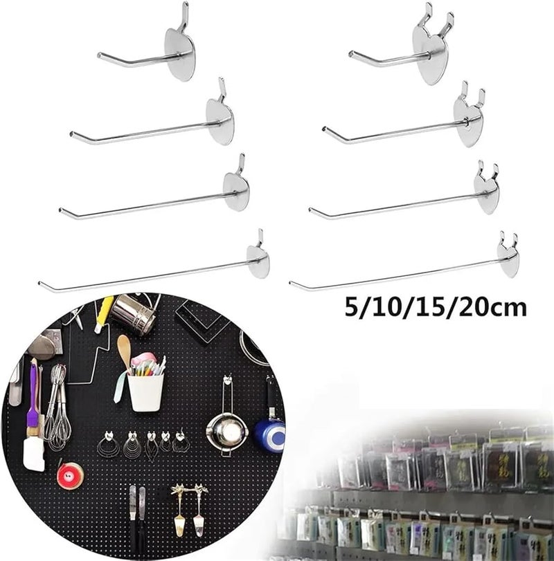 Pegboard Hooks 50 Pcs A 20cm for Perforated Board Display Storage Racks - Image 4