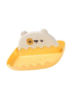 Thoraya Spoon Rest with Lid Holder Thicken Prevents Deformation Pot Lid Utensil Rest for Household Kitchen Yellow  - Image 3