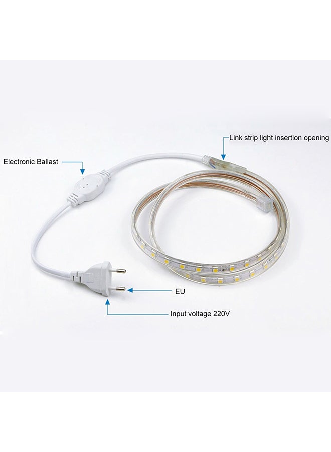 Loquat 120 LED Waterproof Light Strip With Power Plug White 18x18x5cm - Image 3