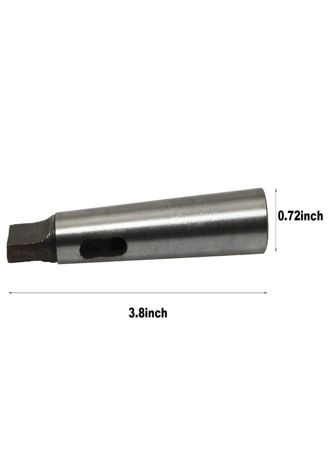 heyous MT1 to MT2 Morse Taper Adapter Drill Sleeve for Lathe Milling, #1MT to #2MT Adaptor - Image 3
