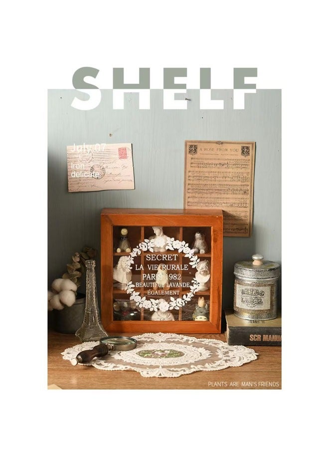 XiuWoo Tea Box Tea Bag Organizer, 9 Compartments Wood Tea Storage Box Holder with Clear Lid, Tea Chest Container Rustic Tea Organizer for Tea Bags, Coffee Pods, Sugar - Image 4