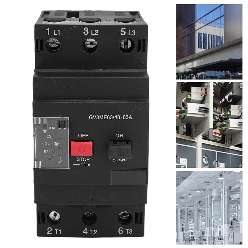 مفتاح حماية المحرك قاطع الدائرة الحراري المغناطيسي 35 مم تركيب السكة 6 كيلو فولت تيار متردد فئة 3 - Image 5