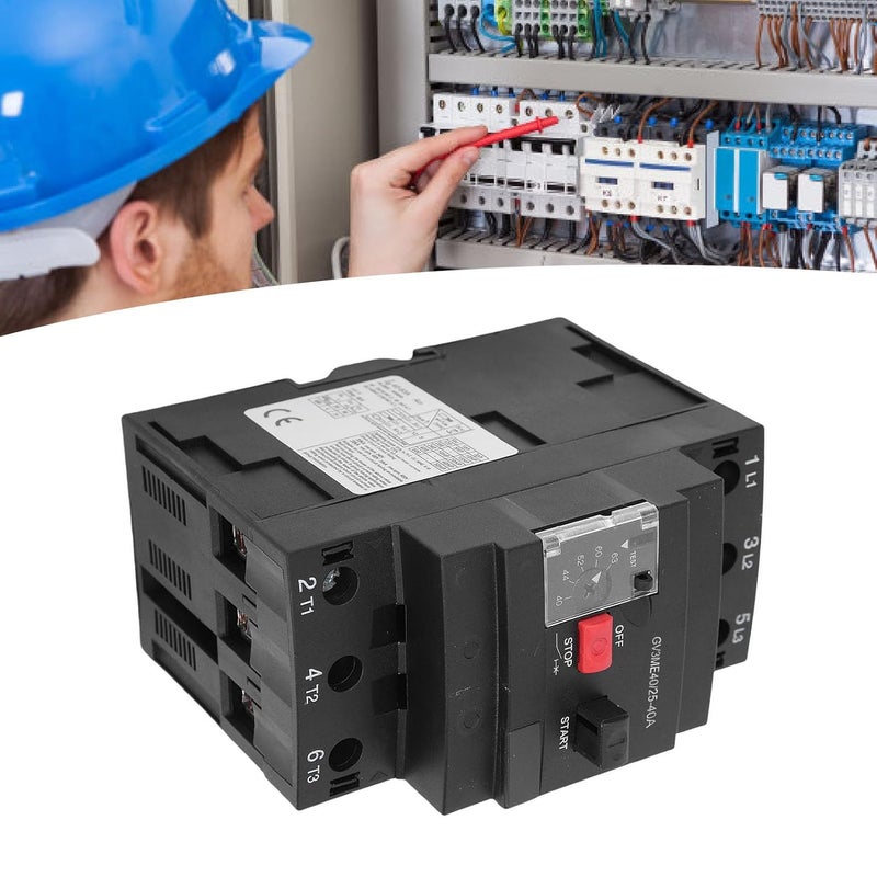 مفتاح حماية المحرك قاطع الدائرة الحراري المغناطيسي 35 مم تركيب السكة 6 كيلو فولت تيار متردد فئة 3 - Image 4