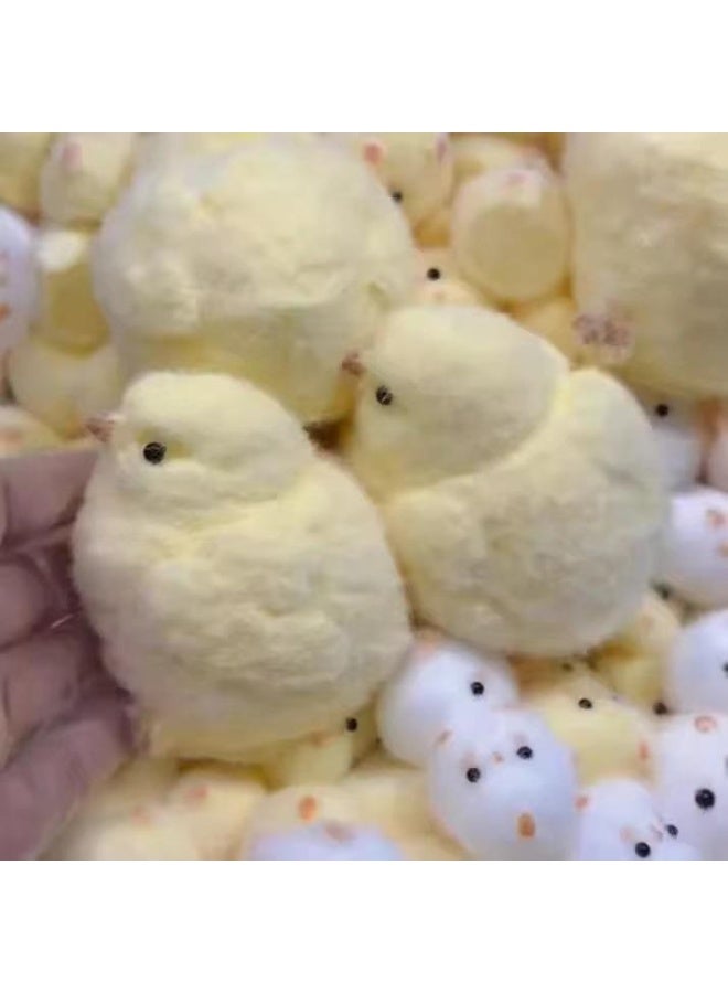 كادراما لعبة تخفيف التوتر، دجاجة صفراء مخملية للكبار والصغار، هدية عيد ميلاد، لعبة ممتعة - Image 4