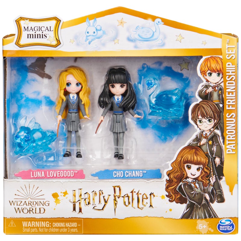 Wizarding World Harry Potter, Magical Minis Luna Lovegood and Cho Chang Patronus Friendship Set with 2 Creatures, Kids Toys for Ages 5 and up - Image 2