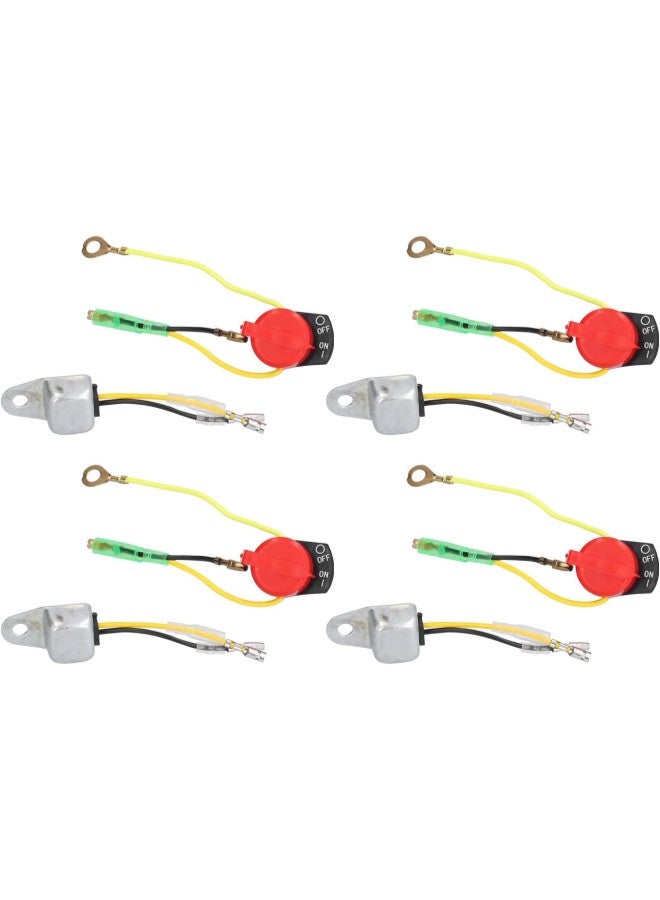 klarako 8Pcs Low Oil Alert Sensor Wide Compatibility ABS Plastic Stable Safe Durable Engine Stop Switch for GX120 GX160 5.5HP ABS Material - Image 2