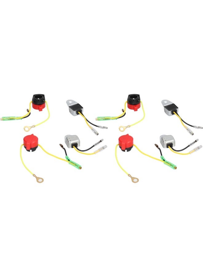 klarako 8Pcs Low Oil Alert Sensor Wide Compatibility ABS Plastic Stable Safe Durable Engine Stop Switch for GX120 GX160 5.5HP ABS Material - Image 4