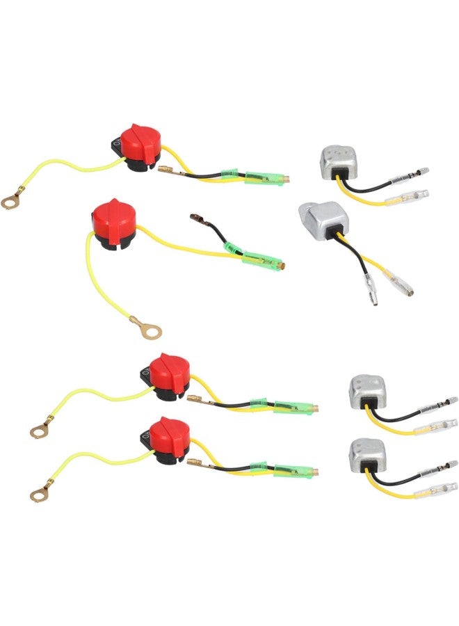 klarako 8Pcs Low Oil Alert Sensor Wide Compatibility ABS Plastic Stable Safe Durable Engine Stop Switch for GX120 GX160 5.5HP ABS Material - Image 5