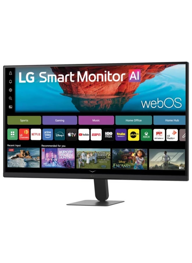 إل جي 32 inch 4K UHD Smart Monitor AI U7s VA Display webOS 60Hz - Black (LG-32U701SB-B) Black - Image 2