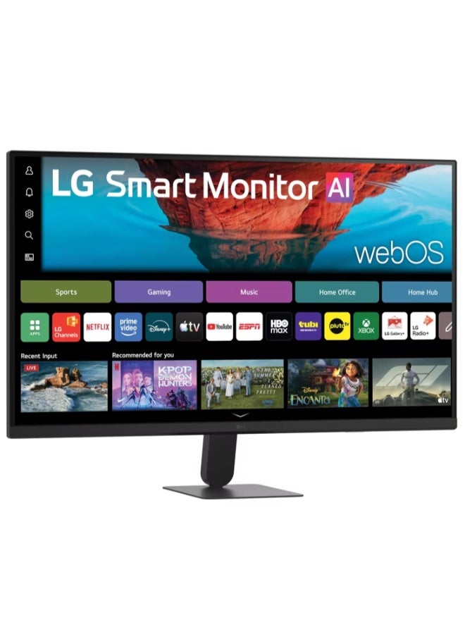 إل جي 32 inch 4K UHD Smart Monitor AI U7s VA Display webOS 60Hz - Black (LG-32U701SB-B) Black - Image 3