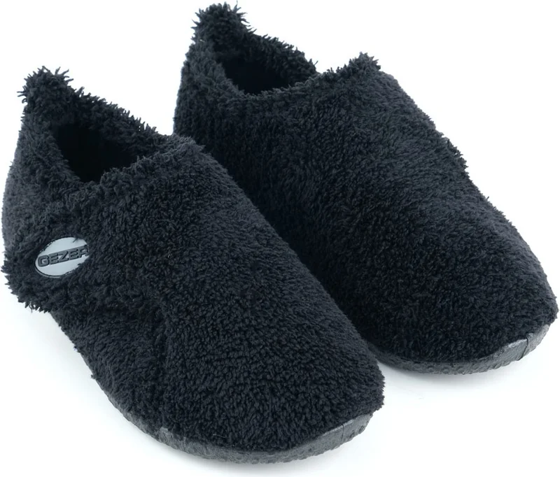 جيزر Winter Boy Plush Comfortable Sole Velcro Adjustable Home School Nursery Slippers Shoes