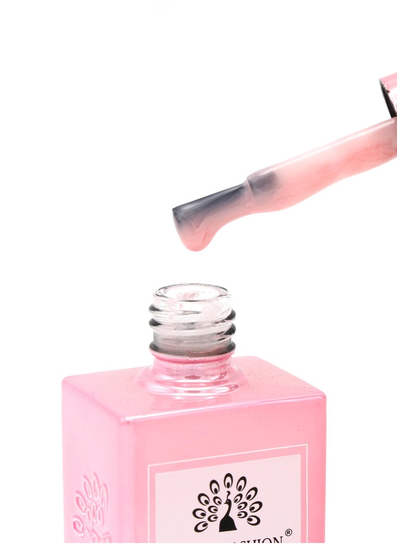 GLOBAL FASHION - GLOBAL FASHION FRENCH RUBBER BASE COAT: Long-Lasting, Durable, & Chip-Resistant Gel Nail Polish Base Coat | (06) - Image 1