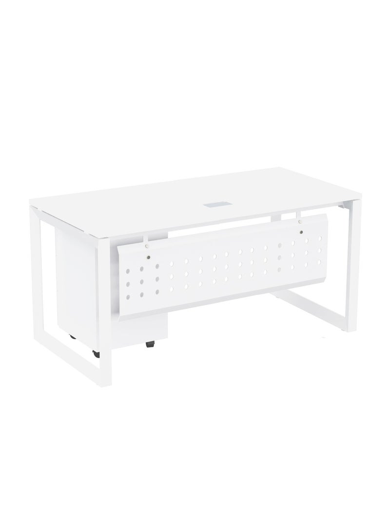 Mahmayi Vorm 136-16 White Modern Workstation - Image 1