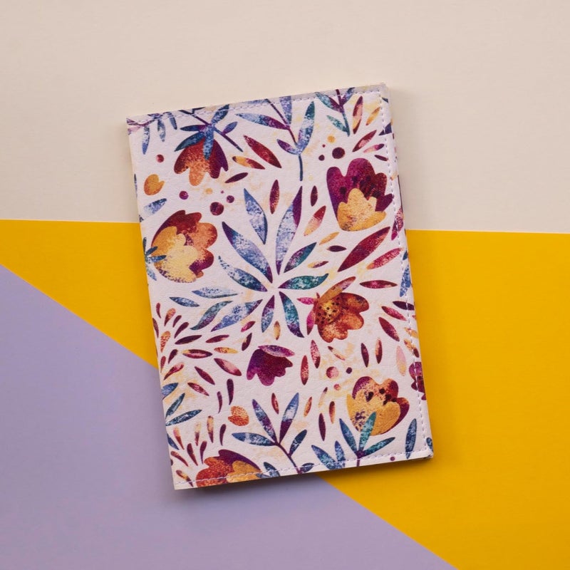 Quttie Passport Cover for Kids, Women and Men, Cute Travel Passport Holder (Flower Pattern) - Image 5
