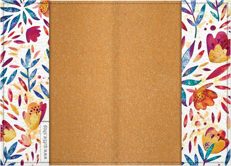 Quttie Passport Cover for Kids, Women and Men, Cute Travel Passport Holder (Flower Pattern) - Image 4