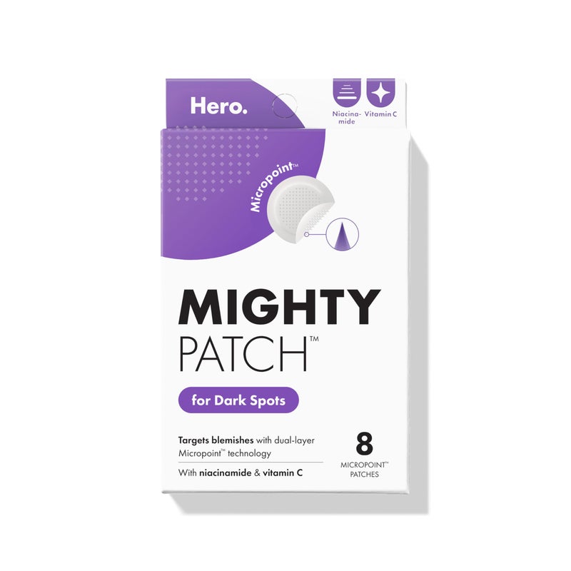 Mighty Patch Hero Cosmetics Mighty Patch Micropointâ„¢ for Dark Spots - Post-Blemish Dark Spot Patch with 395 Micropoints, Dermatologist Tested and Non-irritating (8 Count) - Image 1