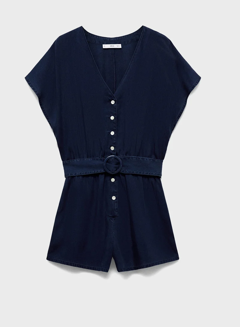 مانجو Belted Playsuit