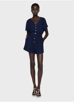 MANGO Belted Playsuit  - Image 3