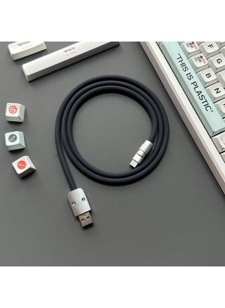 Super Soft Silicone Data Cable For Apple For Iphone For Huawei For Xiaomi OPPO Mobile Phone Tablet PD Super Fast Charging-Color:0.5 M USB To For Iphone 12W-Model:Black - pzsku/ZFE964780002BCEB2C749Z/45/1745979819/e52efcda-1e04-45e2-82c8-6ce604d65a07