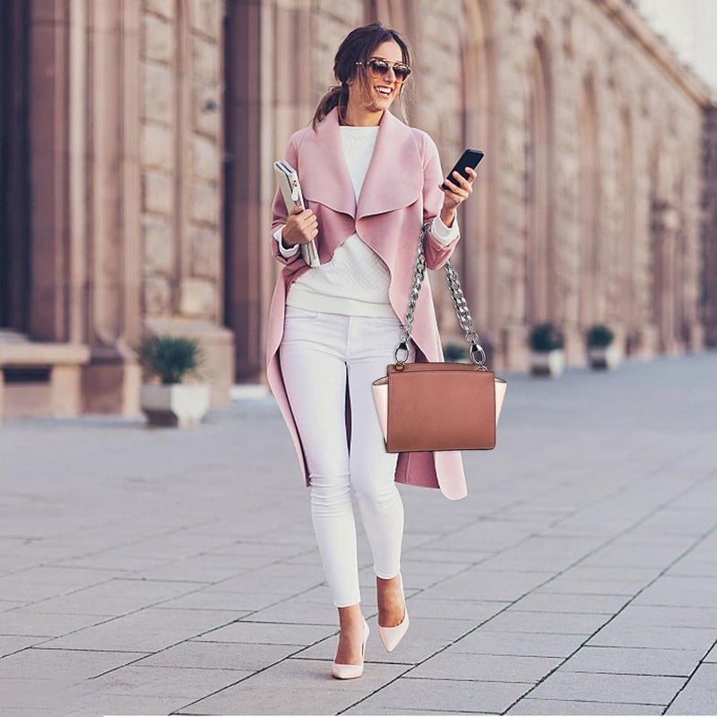 حزام سلسلة حقيبة من سبيكة الألومنيوم GETAJGHSD، سمك 19 مم، لون فضي، طول 40 سم، لاستبدال أحزمة سلاسل الحقائب المستخدمة في الحقائب الكتفية أو كإكسسوارات DIY - Image 5