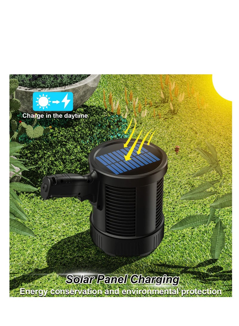 HOMESTAR Rechargeable Spotlight, 100000 Lumens Led Spot Lights Handheld Large Flashlight Super Bright Outdoor Solar Spotlights Searchlight with Cob Light, 6 Modes, IPX5 Waterproof - Image 3