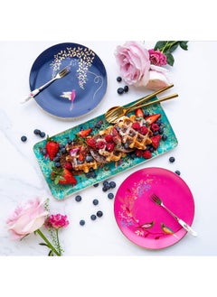 Portmeirion Portmeirion Home & Gifts SMCG78970-XG Sandwich Tray-Green Single, Turquoise  - Image 2