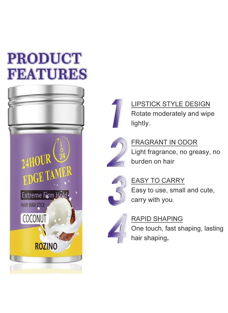 Rozino Hair wax stick refreshing non-greasy frizzy hair anti-frizzy hair fixed small broken hair finishing cream for women  - Image 2