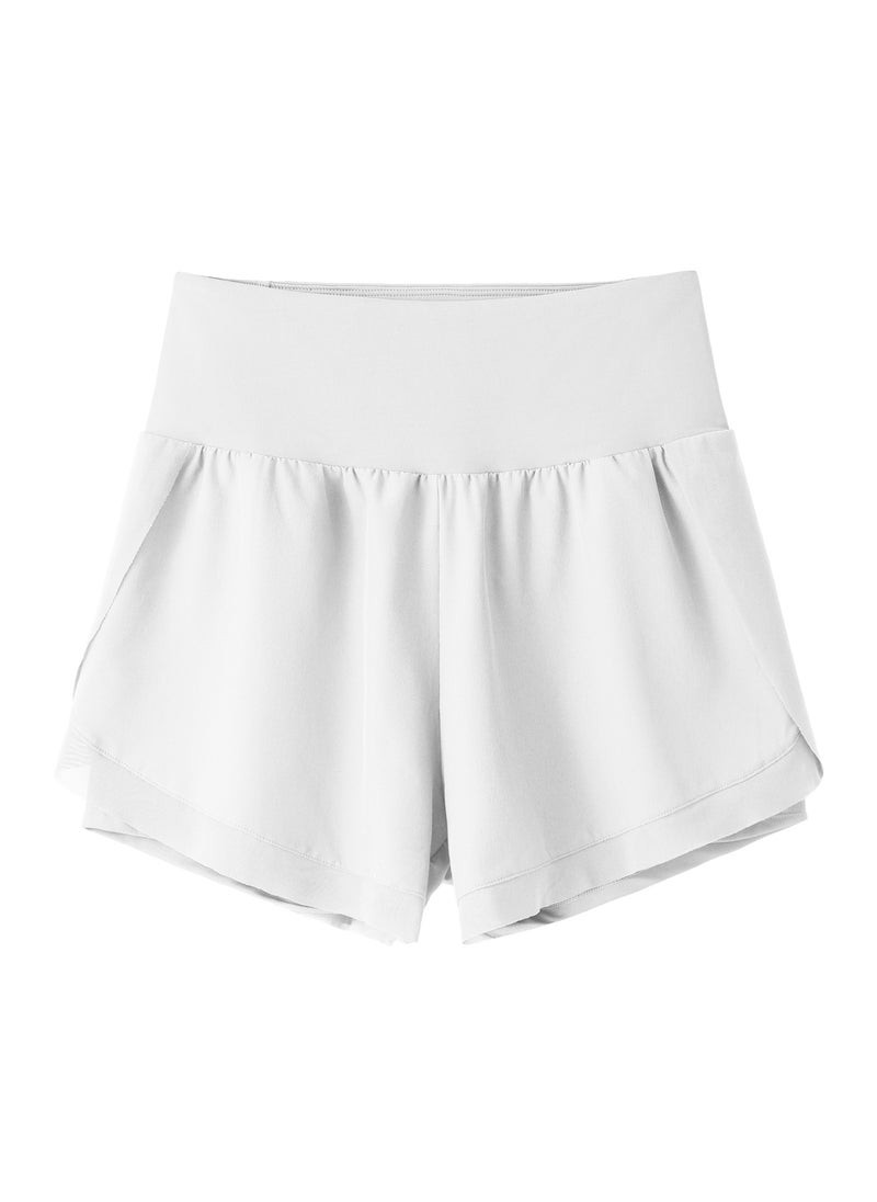 Ningbo Tree Womens Sports Shorts Summer Loose Running Yoga Pants Mist Rose  - Image 2