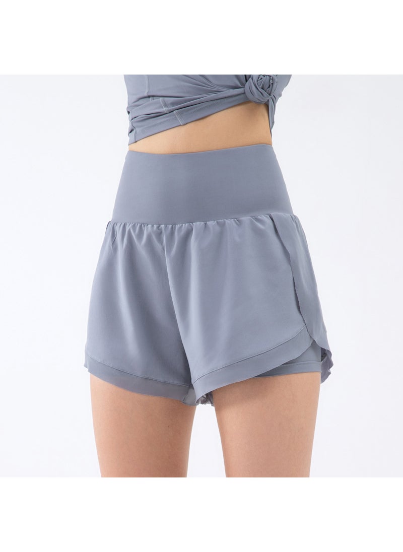 Ningbo Tree Womens Sports Shorts Summer Loose Running Yoga Pants Mist Rose  - Image 4