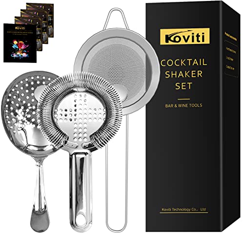 Koviti 3 Piece Cocktail Strainer Set - Image 1