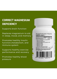 BiOptimizers Magnesium Breakthrough Supplement 4.0 - Has 7 Forms of Magnesium: Glycinate, Malate, Citrate, and More - Natural Sleep and Brain Supplement - 30 Capsules  - Image 3