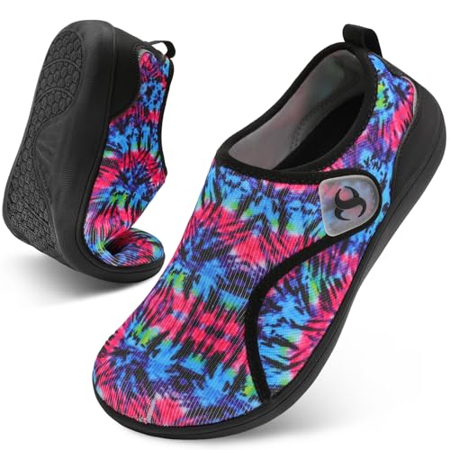 Scurtain Diabetic Shoes for Women Extra Wide Recovery Nursing Shoe Comfortable Bunion Edema Neuropathy Orthopedic Sneakers Zero Drop Sole Grounding Shoes Size 10 - Image 1