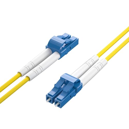 ipolex LC to LC Fiber Patch Cable Single Mode Duplex - 20m(66ft) - OS2 Fiber Optic Cable Cord Jumper- LSZH 9/125μm, 10Gb/Gigabit, SMF, Yellow - Image 3