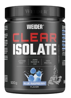 Clear Isolate 500g, Blue Raspberry, Lactose Free - Zero Sugar And Fat - High Protein Refreshing Drink