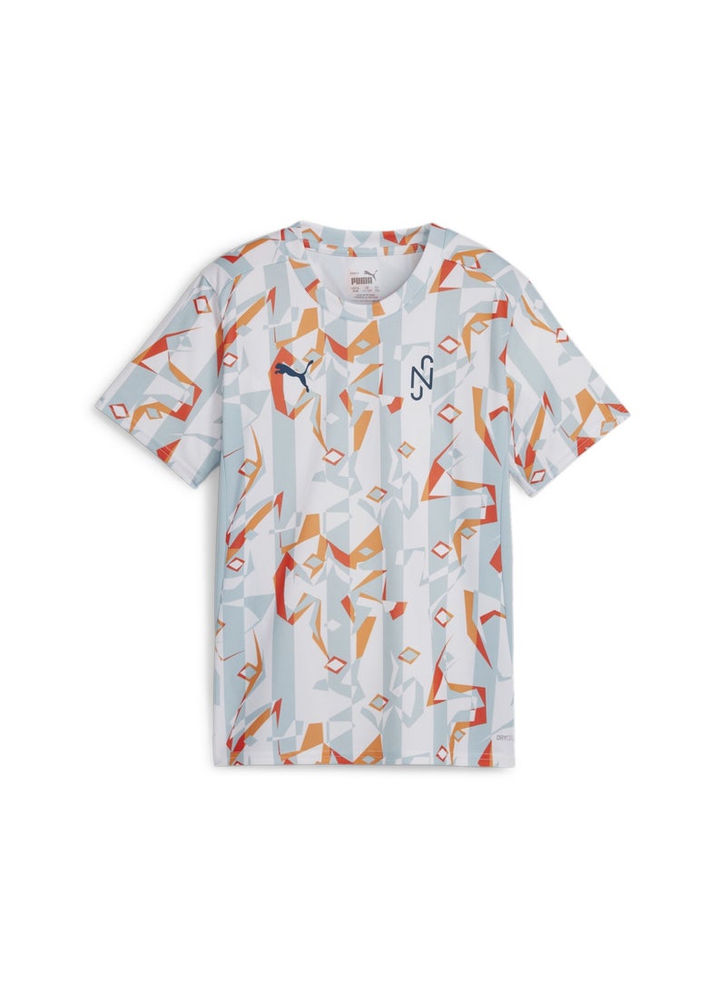 PUMA NEYMAR JR Creativity Kids White Football Jersey - Image 1