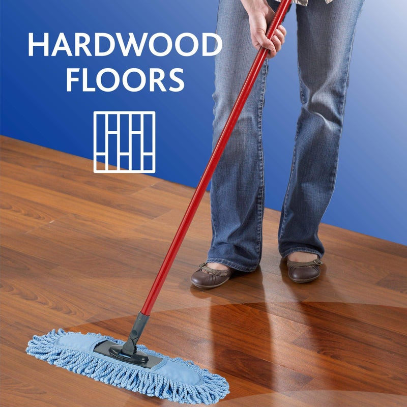 o cedar O-Cedar Dual-Action Microfiber Sweeper Dust Mop,Red - Image 4