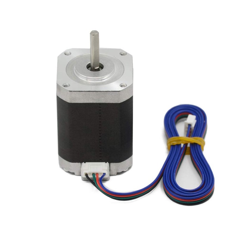 Iverntech Nema 17 Stepper Motor 42x60mm Body 1.8 Stepper Angle 1.5A 2 Phase 4-Lead with 1M Cable for 3D Printer, CNC Machine and Robotics - Image 1