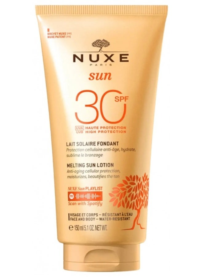 Nuxe Sun Delicious Lotion Face and Body SPF30 150ml - Image 1