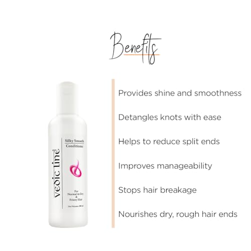 Vedic Line Vedicline Silky Smooth Conditioner Improve Elasticity & Hair texture With Honey, Hibiscus Extract Gives Detangled & frizz-free Hair - 200ml - Image 2