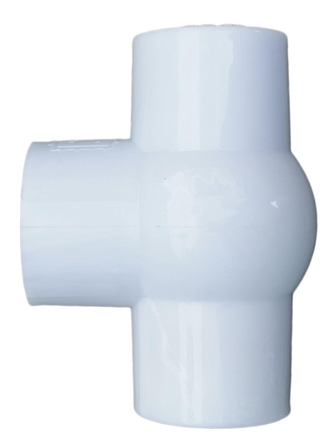 ES EKSAFAR ESEKSAFAR Plain UPVC T-Way Ball valve (BSP) (1" BSP Short handle UPVC Plain Ball valve) for Outer diameter pipe (32-33) mm - Image 5