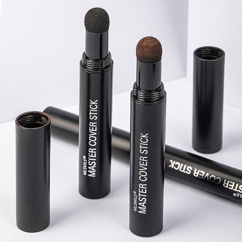 Cross-Border Hot-Selling Hairline Contouring Stick, Filling Nose Shadow, Shadow Powder, Repairing Forehead and Temples, Hairdressing Powder, Makeup Eyebrow Pencil(English 03#COFFEE) - Image 2