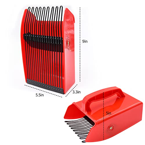 DkOvn Berry Picker, Berry Pickers and Rakes with Metallic Comb and Ergonomic Handle for Easier Berry Picking, Blueberry Rake Scoop for Blueberries, Lingonberries - Image 5
