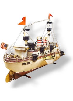 Generic Baltimore Cruiser Ship Model Home Decorations Vintage Iron Art Boat Model Sailboat  - Image 4