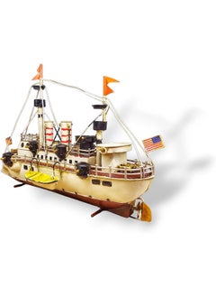 Generic Baltimore Cruiser Ship Model Home Decorations Vintage Iron Art Boat Model Sailboat  - Image 5