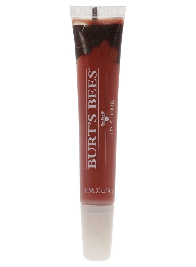 Burt's Bees Lip Shine, Peachy, 0.5 Oz - Image 1